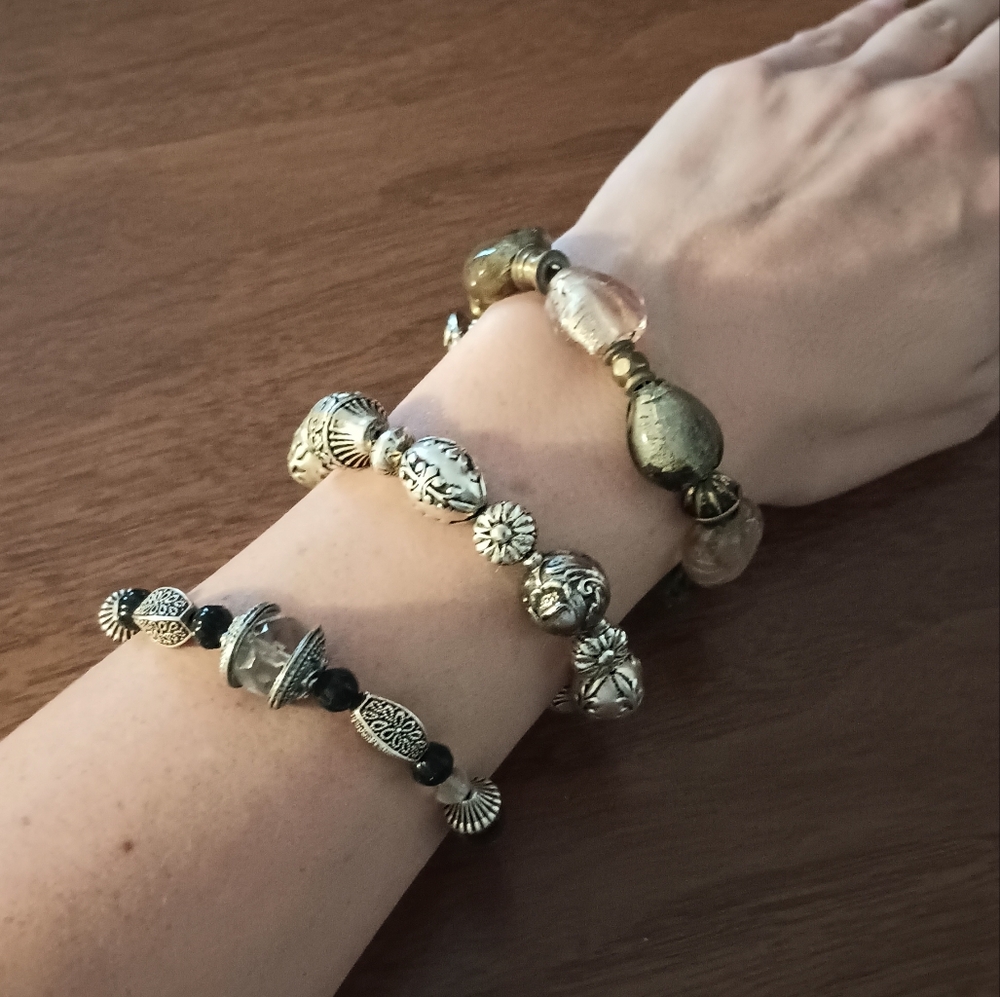 Set of 3 Beaded bracelets